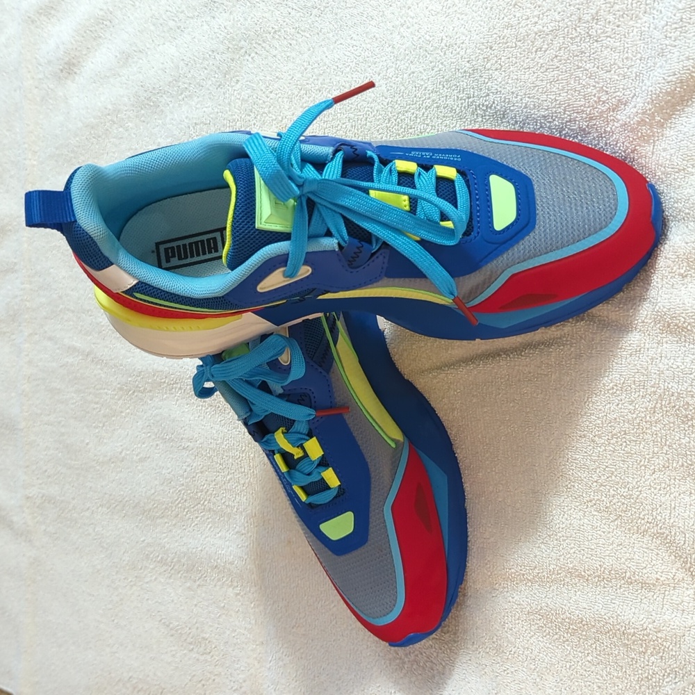 NWOT Puma Mirage Tech Raceway Jr Size 8 - Picture 1 of 10